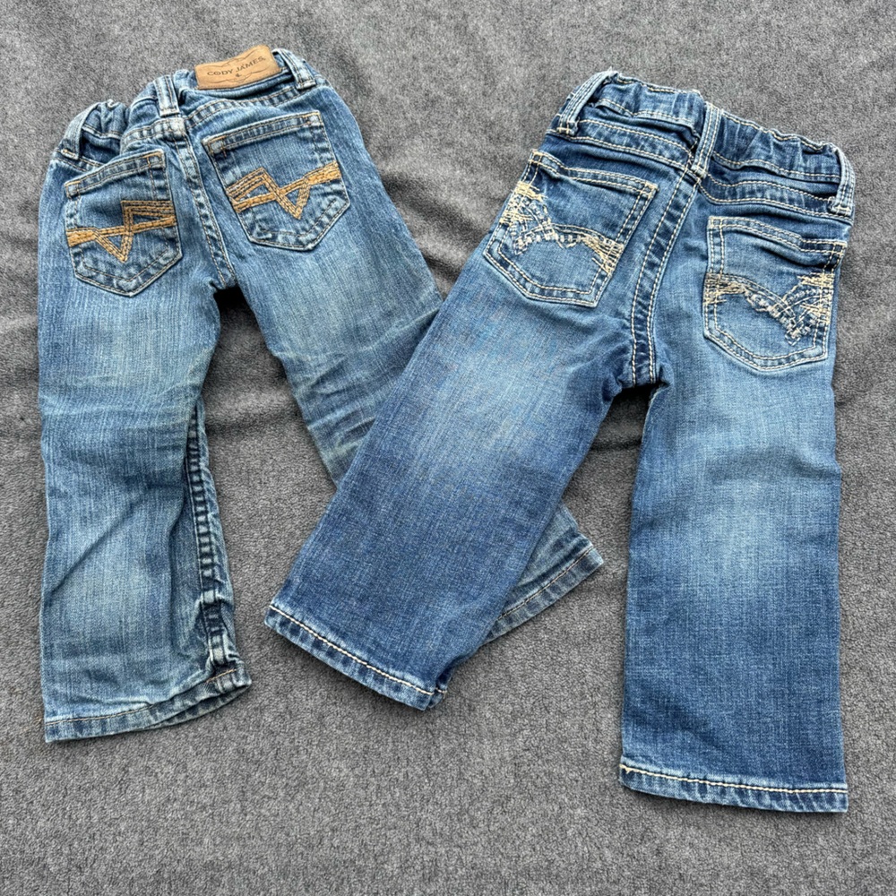 Cody James and Wrangler Blue Kids' Jeans - Picture 4 of 4